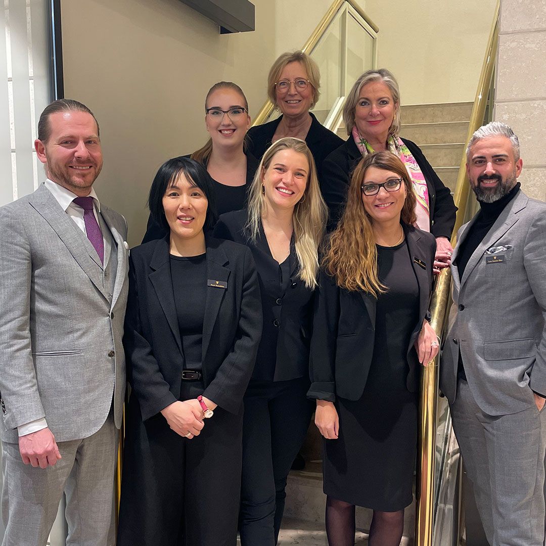 Das Wellendorff-Team der Boutique Düsseldorf