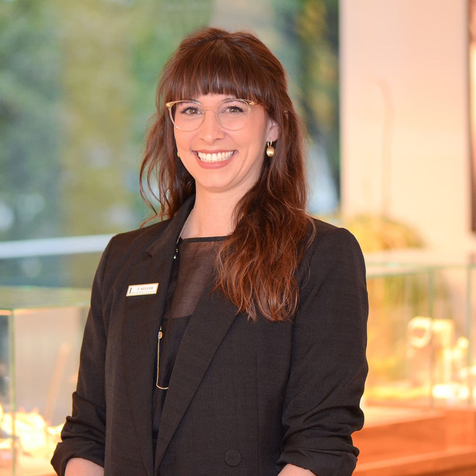 Die Wellendorff-Botschafter Fabienne Keller bei Juwelier Labhardt Chronometrie in St. Gallen.