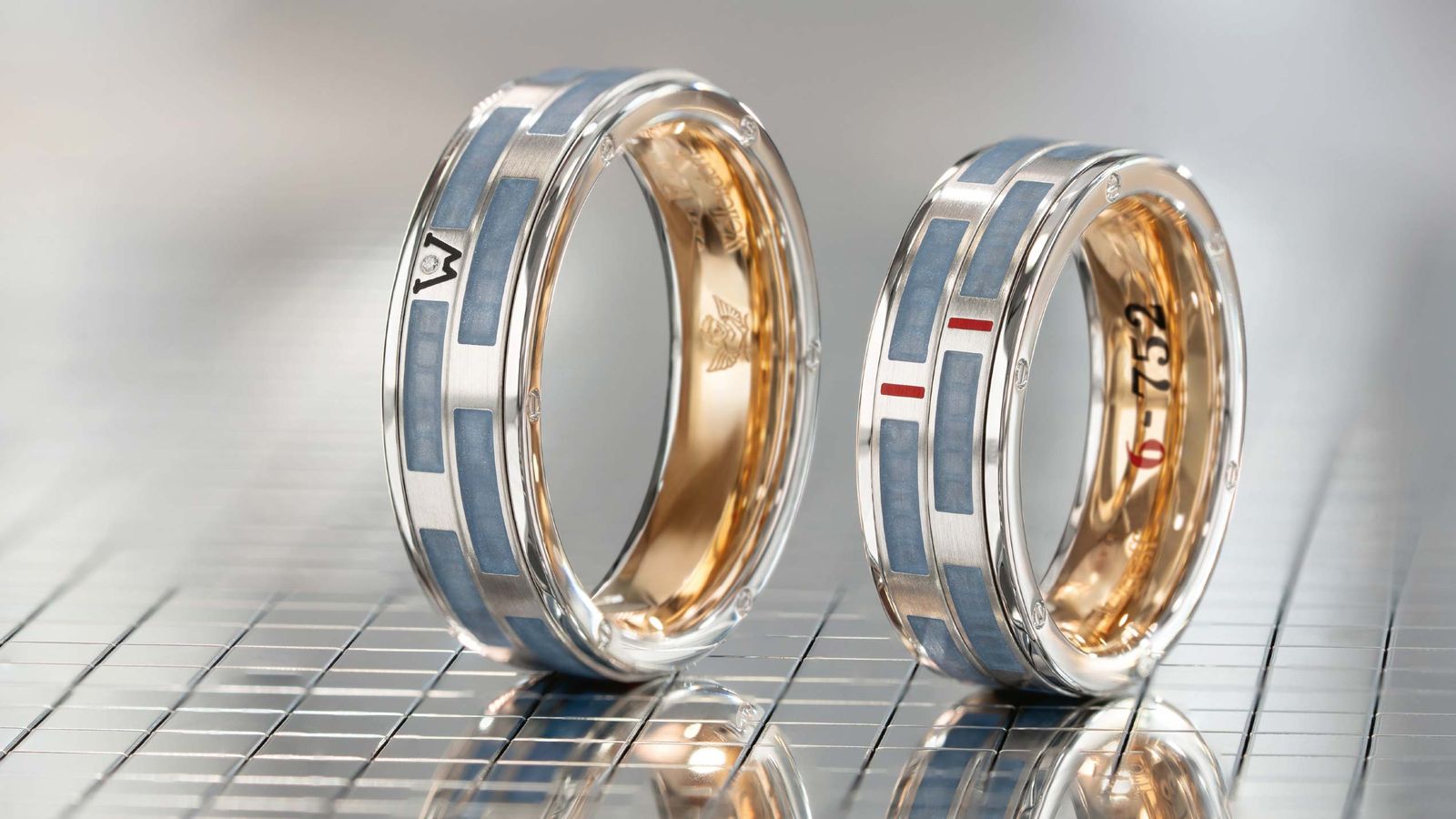 Wellendorff Geburtstagsring 6-752, limitiert auf das Jahr 2026, in 18 Karat Weißgold gefertigt.