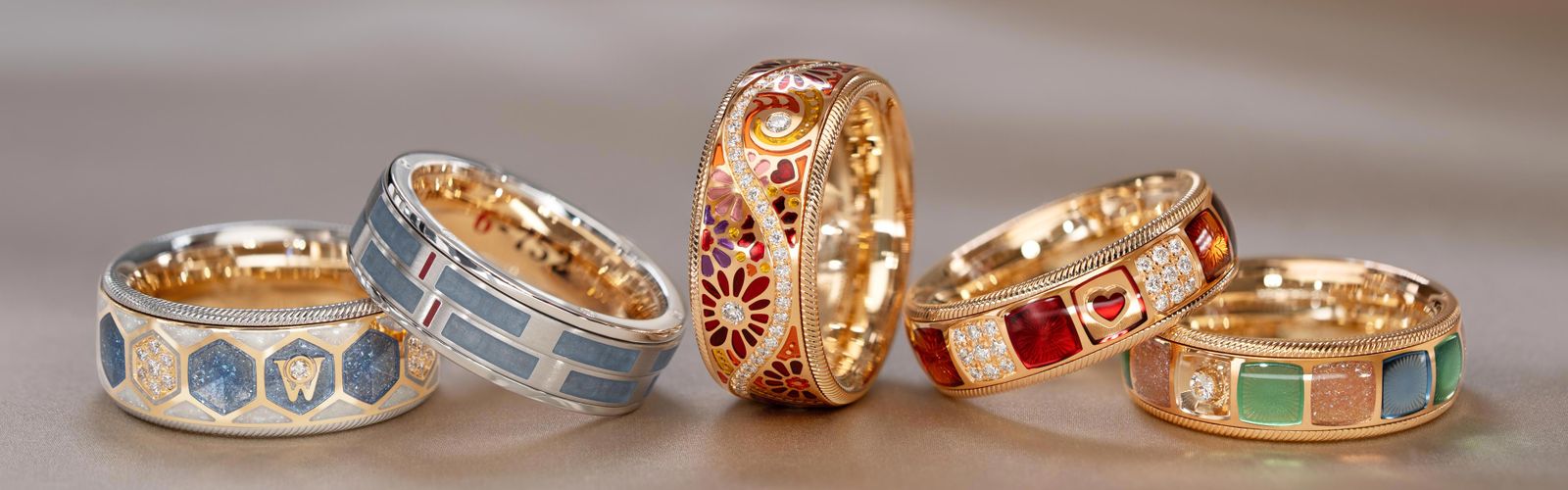 Das Set der limitierten Wellendorff Geburtstagsringe 2026