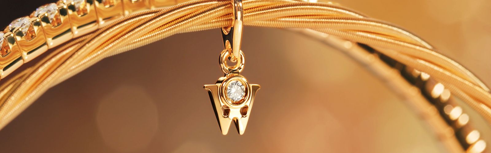 Collier Wahre Liebe Gelbgold Mood Brillant-W