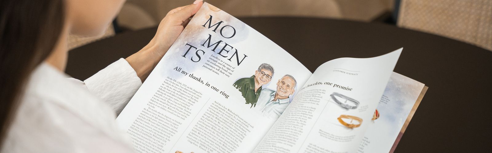 Berührende Kundengeschichten im neuen Familienmagazin von Wellendorff