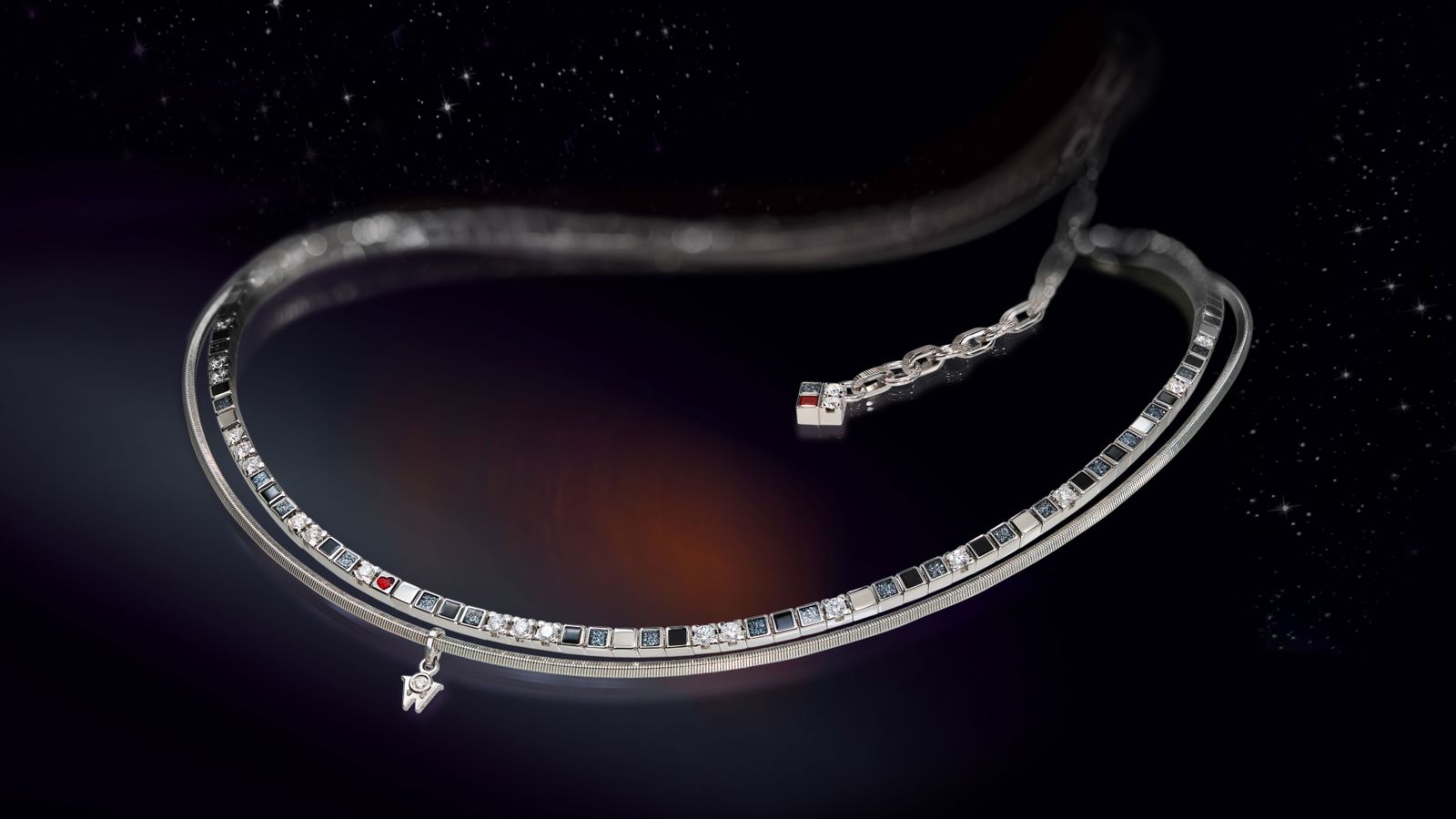 Wellendorff Kollektion 2026 Collier Power in black Moodbild