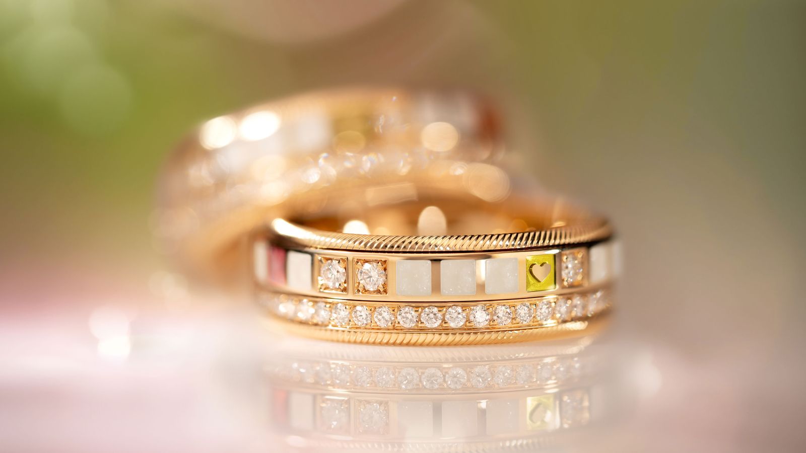 Wellendorff Ring POWER IN WHITE., Detailaufnahme