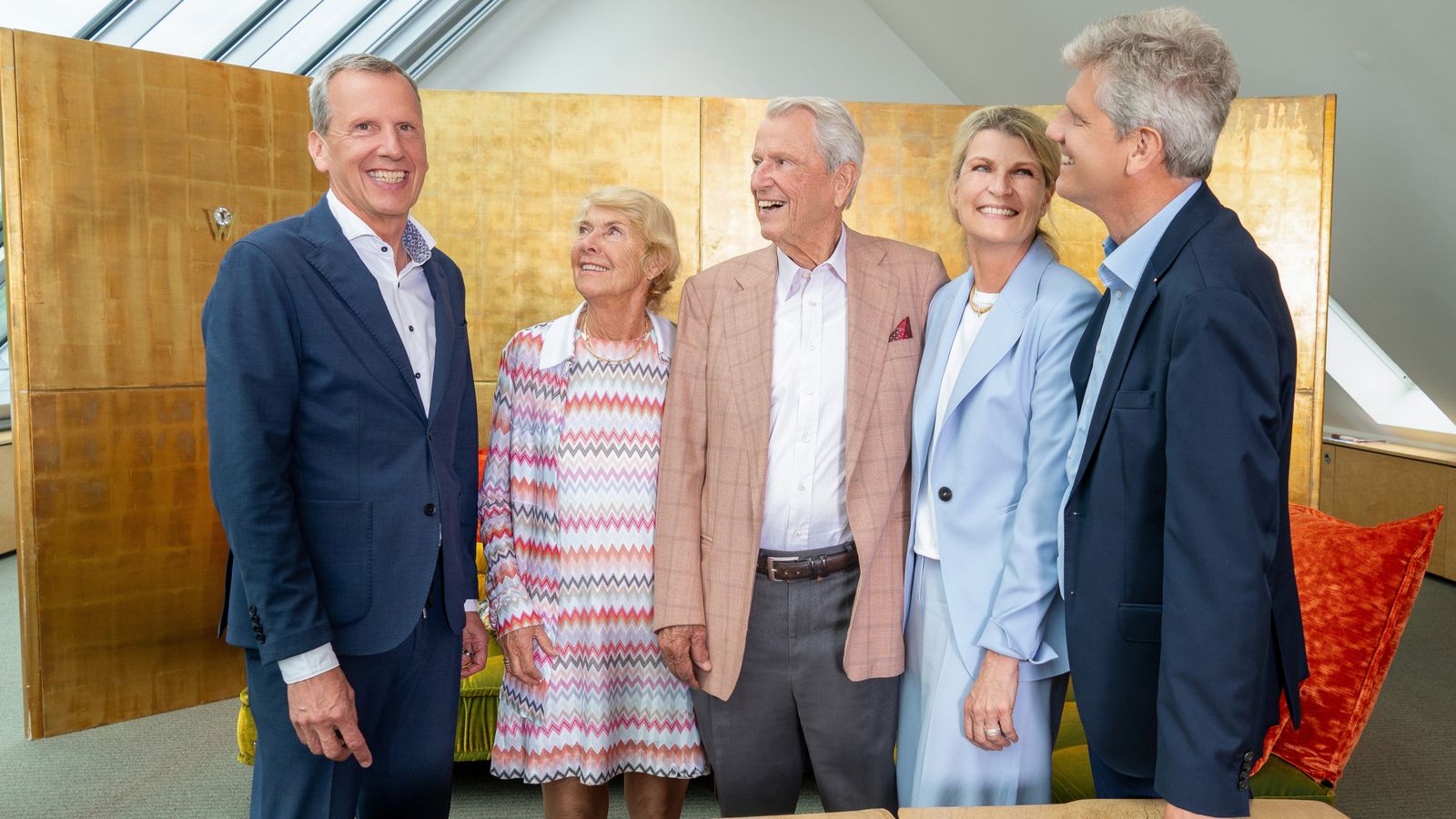 Die dritte und vierte Generation der Wellendorff-Familie.