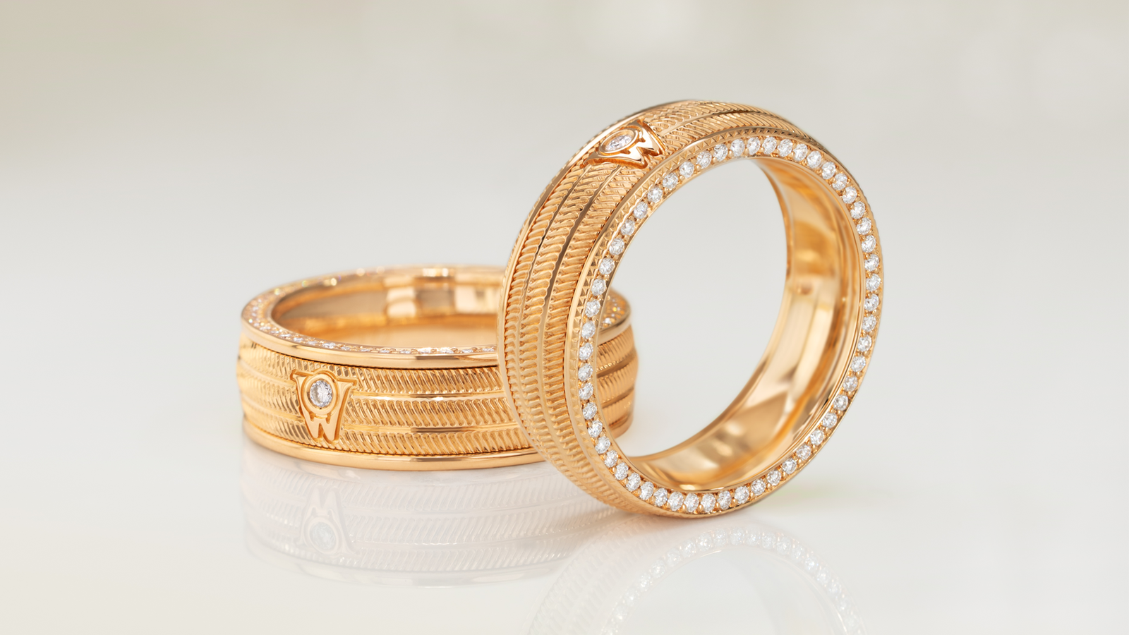 Der Wellendorff Trauring BRILLANT-EVA in Gelbgold