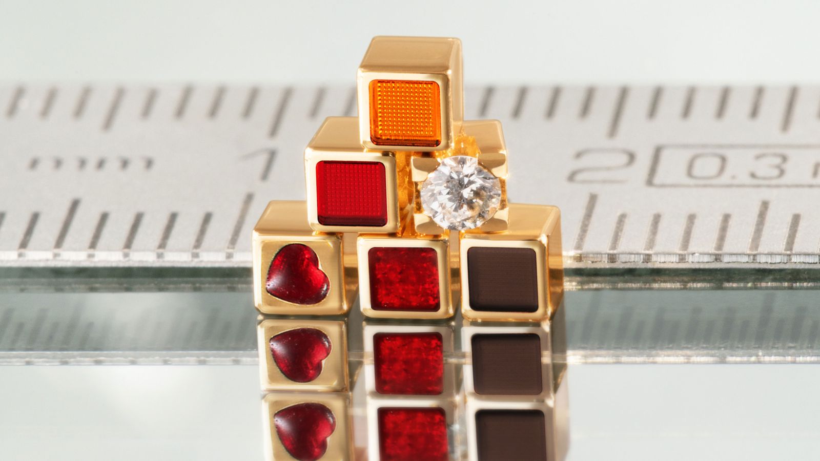 Die Magischen Würfel von Wellendorff zum Set Power in Red