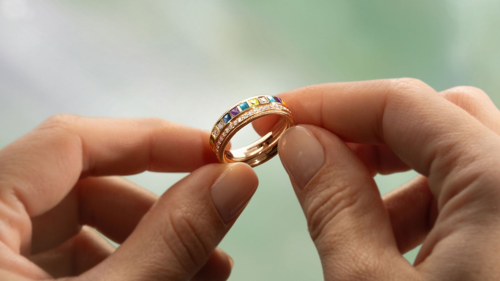 Wellendorff Ring POWER IN COLOUR., gehalten