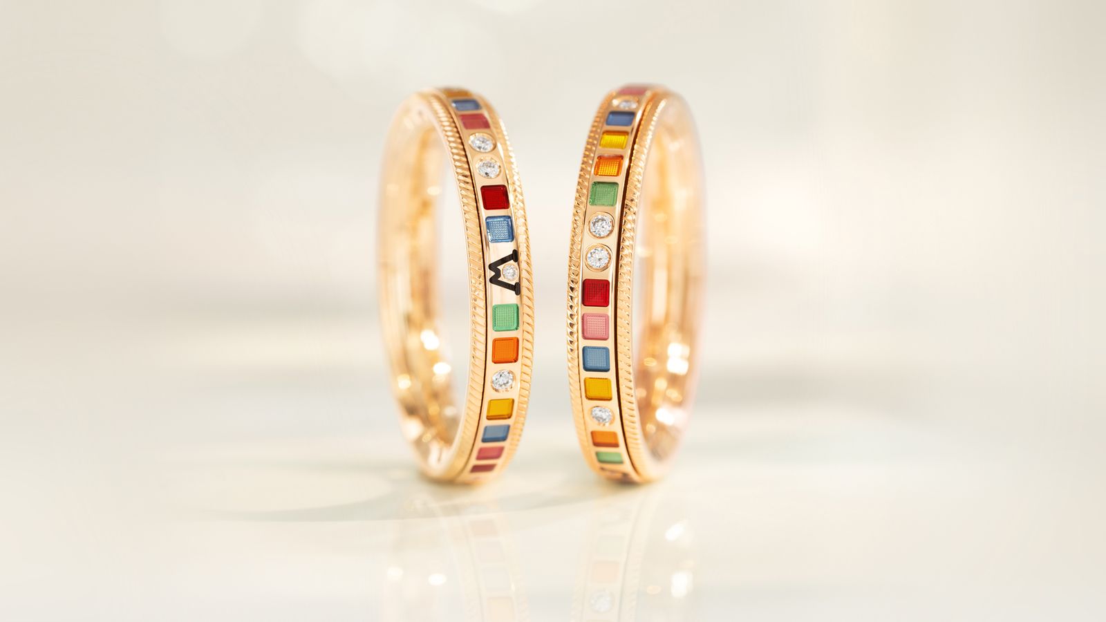 Ring Regenbogen. zart Gelbgold Mood