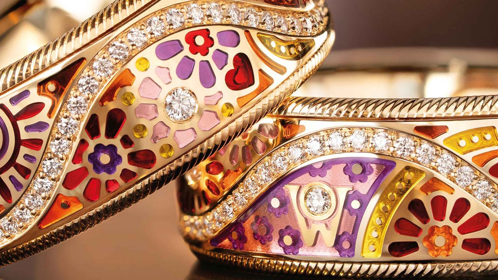 Detailaufnahme vom limitierten Geburtstagsring Flower Power von Wellendorff